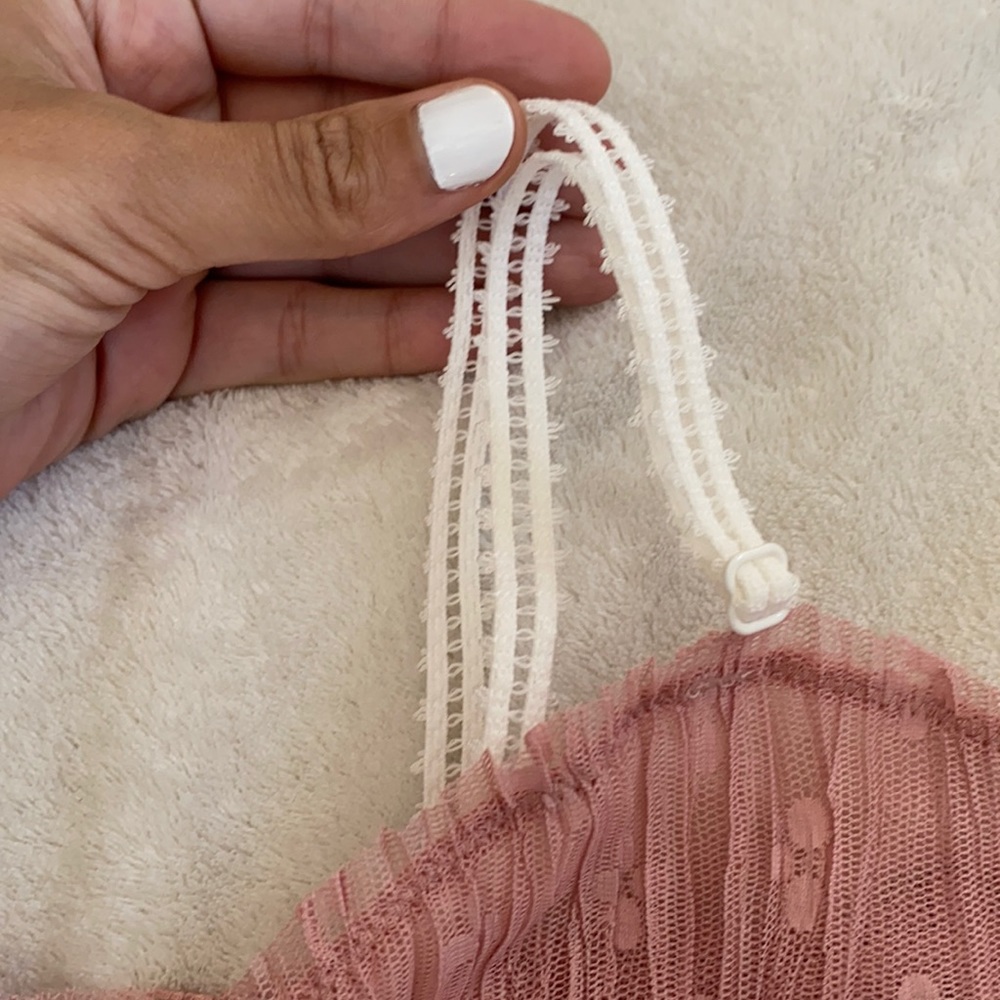 Free People Pink Lace Bralette - Picture 4 of 6